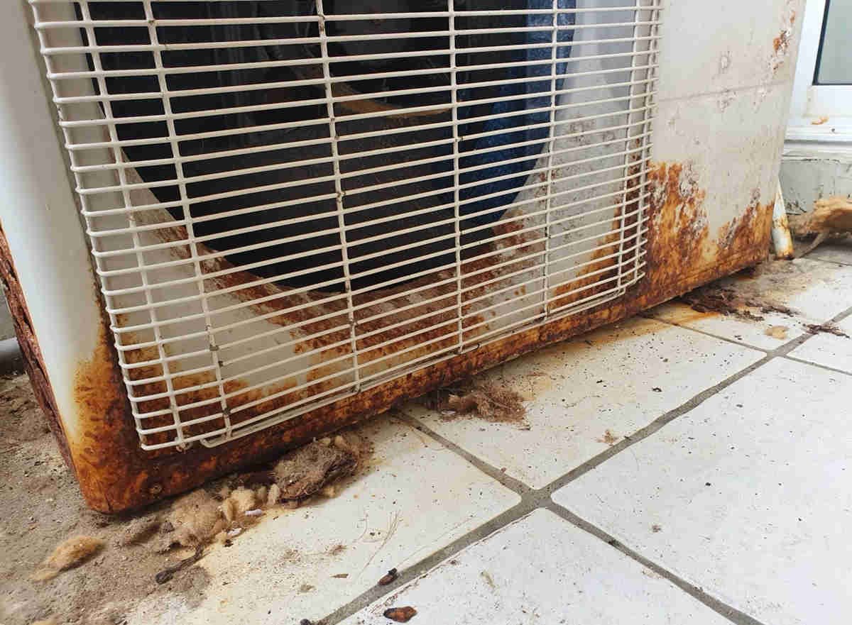 will vinegar damage my indoor evaporator coil